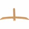 Ekena Millwork Bellingham Timber Gable Bracket, Western Red Cedar, 48"W x 28"H x 1 1/2"D x 3 1/2"F, 14/12 Pitch GBW048X28X0204BEL00SWR - alternate 3